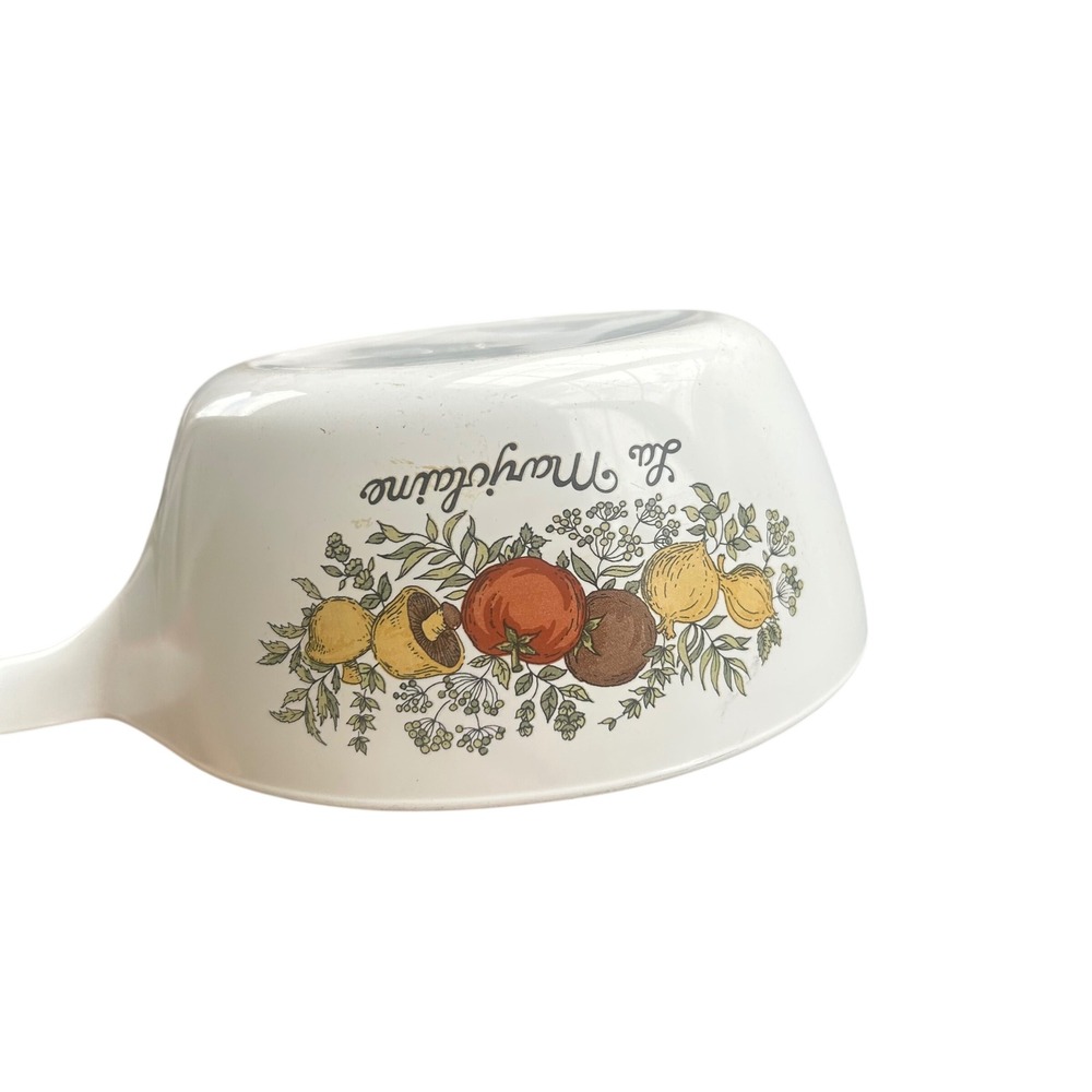 Corning Ware La Marjolaine Saucepan 1.5 Pint Vintage P-82-B Vegetable Print